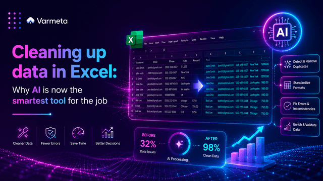 Cleaning up data in Excel: Why AI is now the smartest tool for the job
